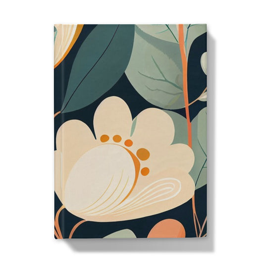 Retro Floral Hardback Journal